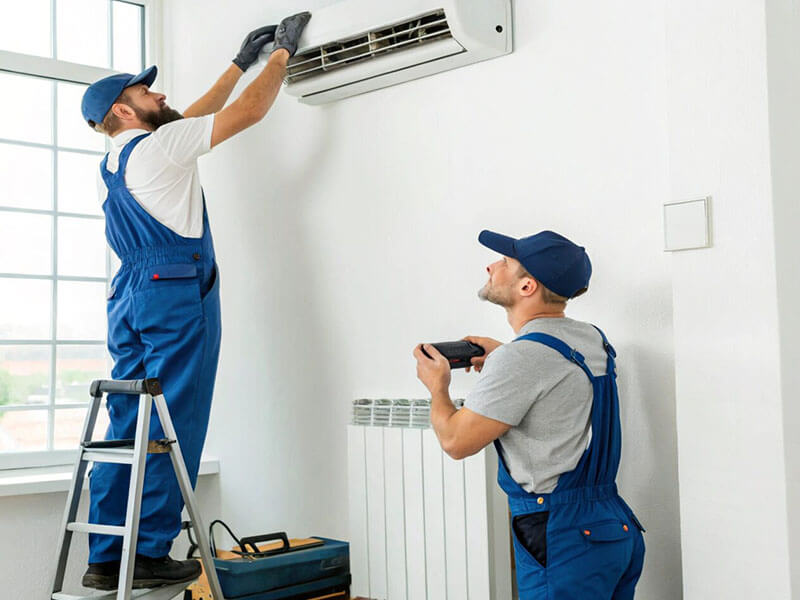Установка кондиционера в квартире